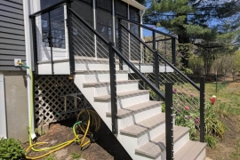 Central-MA-Deck-Installation-TimberTech-AZEK-Composite-Black-Decking-2-Solid-State-Construction