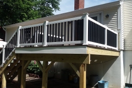 Central-MA-Deck-Installation-TimberTech-AZEK-Composite-White-_-Black-Railing-Solid-State-Construction