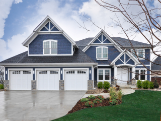 James Hardie Fiber Cement Siding - Blue - Central MA