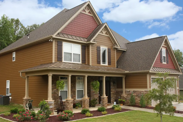 James Hardie Fiber Cement Siding - Brown - Central MA