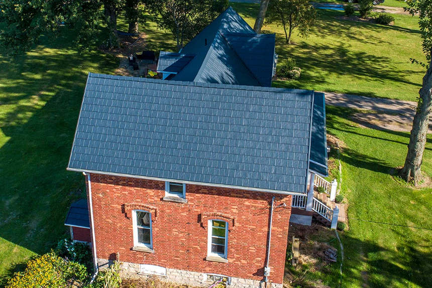 true nature metal roofing tiles slate central ma